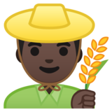 男农民：深色肤色emoji素材一 160x160像素