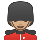 男警卫：中浅肤色emoji素材一 160x160像素