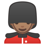 男警卫：中等肤色emoji素材一 160x160像素