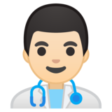 男保健员：浅肤色emoji素材一 160x160像素