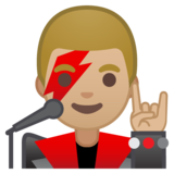 男歌手：中浅肤色emoji素材一 160x160像素