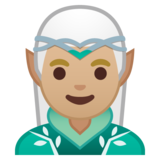 男精灵：中浅肤色emoji素材一 160x160像素