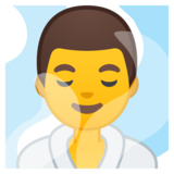 在潮湿的房间里的男人emoji素材一 160x160像素