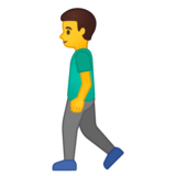 行走的男人emoji素材一 160x160像素
