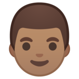 男：中等肤色emoji素材一 160x160像素