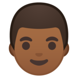 男：中黑肤色emoji素材一 160x160像素