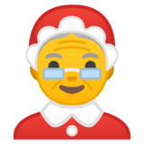 女圣诞老人emoji素材一 160x160像素