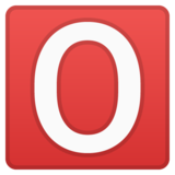 O按钮（血型）emoji素材一 160x160像素