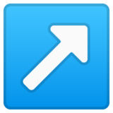 右上箭头emoji素材一 160x160像素