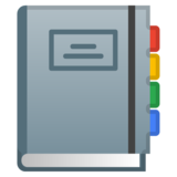 带装饰盖的笔记本emoji素材一 160x160像素