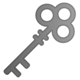 旧钥匙emoji素材一 160x160像素