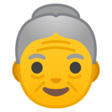 老妇人emoji素材一 160x160像素