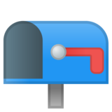 打开标志降低的邮箱emoji素材一 160x160像素