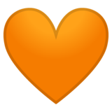 橙心emoji素材一 160x160像素