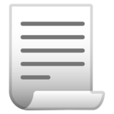 卷曲的页面emoji素材一 160x160像素