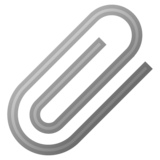 回形针emoji素材一 160x160像素