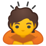 鞠躬的人emoji素材一 160x160像素