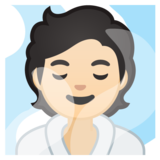 潮湿房间的人：浅肤色emoji素材一 160x160像素