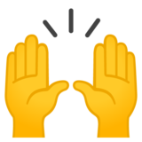 举起手来emoji素材一 160x160像素