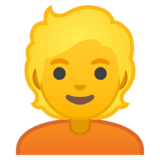 人物：金发emoji素材一 160x160像素