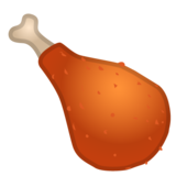 家禽腿、鸡腿emoji素材一 160x160像素