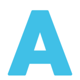 区域指示符号字母Aemoji素材一 160x160像素