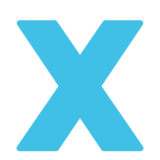 区域指示器符号字母Xemoji素材一 160x160像素