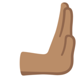 向右推: 中等肤色emoji素材一 160x160像素