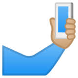 自拍：中等偏浅肤色emoji素材一 160x160像素