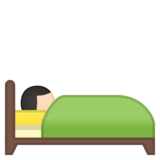 床上人：浅肤色emoji素材一 160x160像素