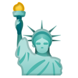 自由女神像emoji素材一 160x160像素