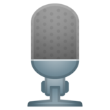 录音室麦克风emoji素材一 160x160像素