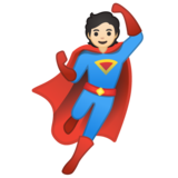 超级英雄：浅肤色emoji素材一 160x160像素