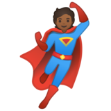 超级英雄:中黑肤色emoji素材一 160x160像素