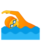 游泳的人emoji素材一 160x160像素