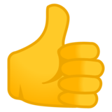 竖起大拇指emoji素材一 160x160像素