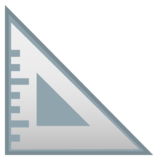 三角尺emoji素材一 160x160像素