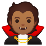 吸血鬼：中等肤色emoji素材一 160x160像素