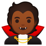 吸血鬼：中黑肤色emoji素材一 160x160像素