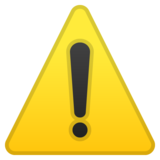 警告emoji素材一 160x160像素