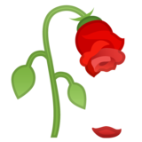 枯萎的花emoji素材一 160x160像素