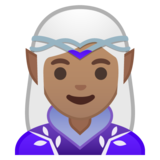 女精灵：中等肤色emoji素材一 160x160像素
