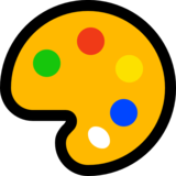 艺术家调色板emoji素材一 160x160像素