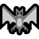 蝙蝠emoji素材一 160x160像素