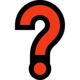 问号emoji素材一 160x160像素