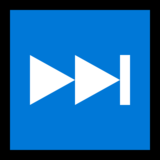 下一曲目按钮emoji素材一 160x160像素