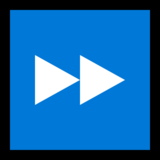 快进按钮emoji素材一 160x160像素