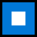 停止按钮emoji素材一 160x160像素