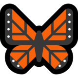 蝴蝶emoji素材一 160x160像素