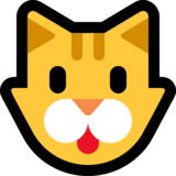 猫脸emoji素材一 160x160像素